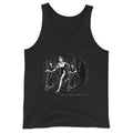 Fuck Around, Skip Town on a tank top — black, front